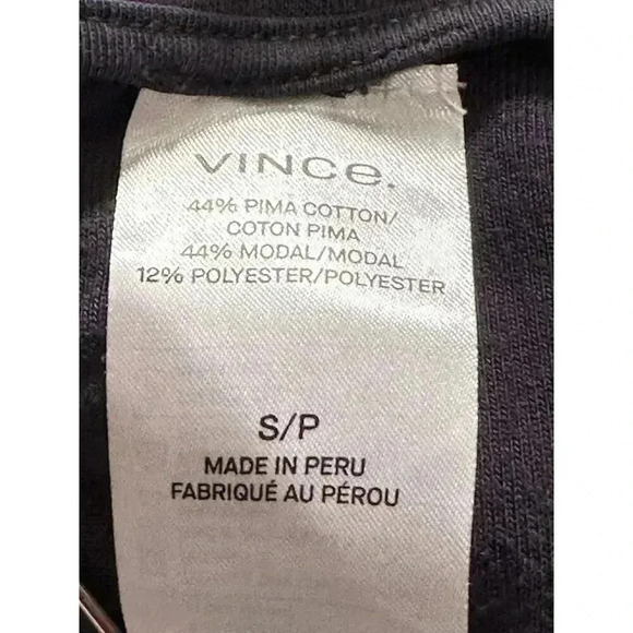 Vince Dark Grey Sweatpants with pockets Size S - Picture 2 of 5